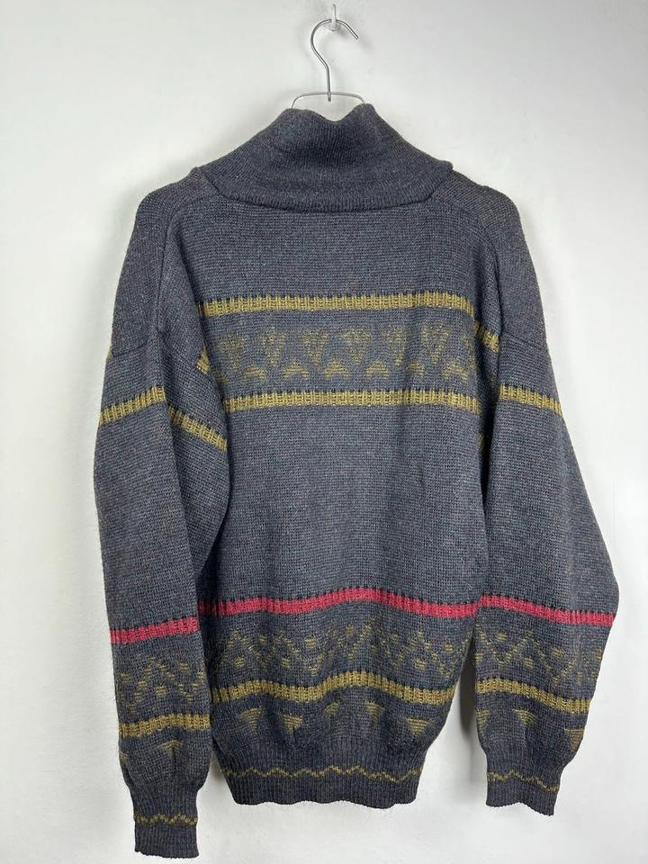 Vintage Half-Zip Sweater - Retro Pullover - Oldschool -90s- Gr. M in Neuenhaus