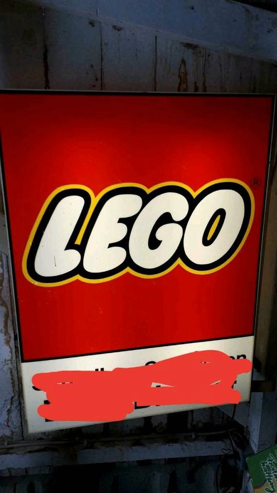 LEGO Werbung Lichtwerbung Leuchtreklame in Kieselbronn