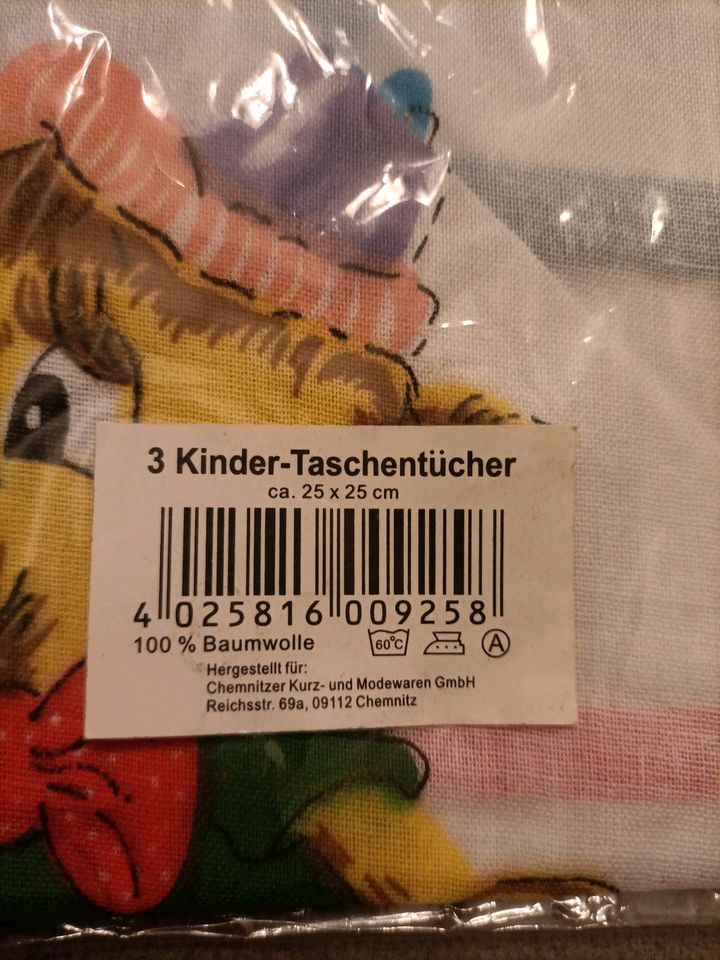 Kinder Taschentücher neu 3 Stück Set in Nossen