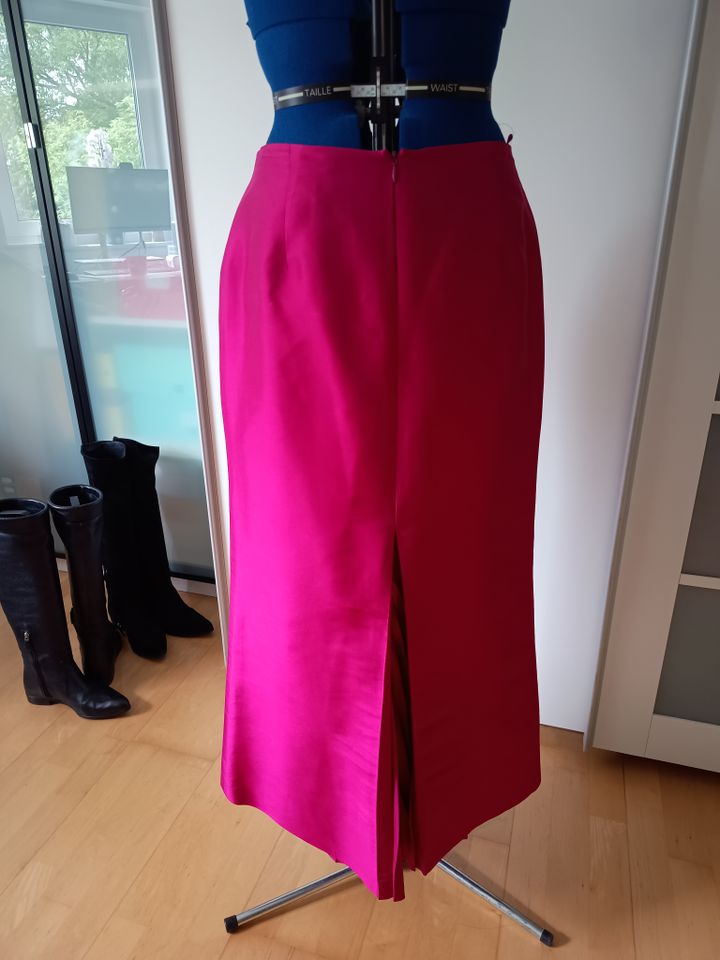 Vera Mont Rock Seide lang festlich pink TOP in Griesheim