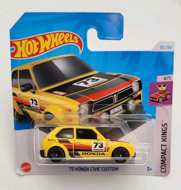 6x HONDA HOT WHEELS CIVIC EG EF SI CUSTOM '88 CRX '76 CVCC in Bochum