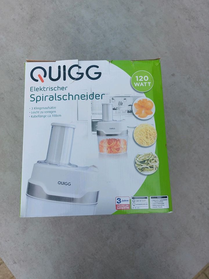 Quigg Elektrischer Spiralschneider in Dobbertin