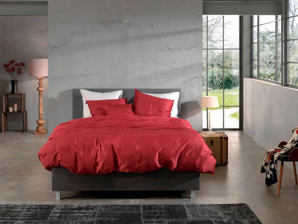 2 x Bettwäsche ZoHome Satinado Spicy Red 155x220 4tlg in Bad Salzuflen