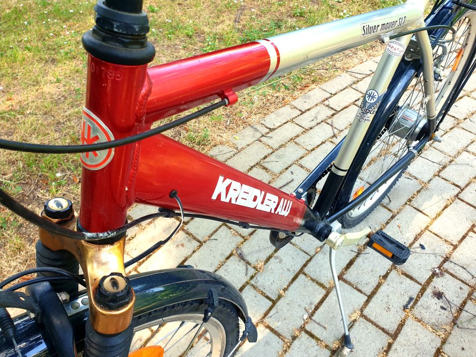 Kreidler Marken Fahrrad 28 Zoll Rh 55 City Stadt Alu Fahrrad rot in Konz