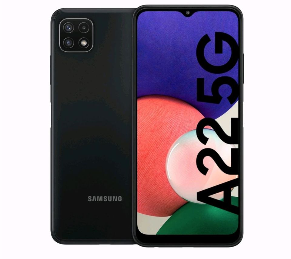 Samsung Galaxy A 22 5G Gray 64GB wie neu mit Displayschaden in Forheim