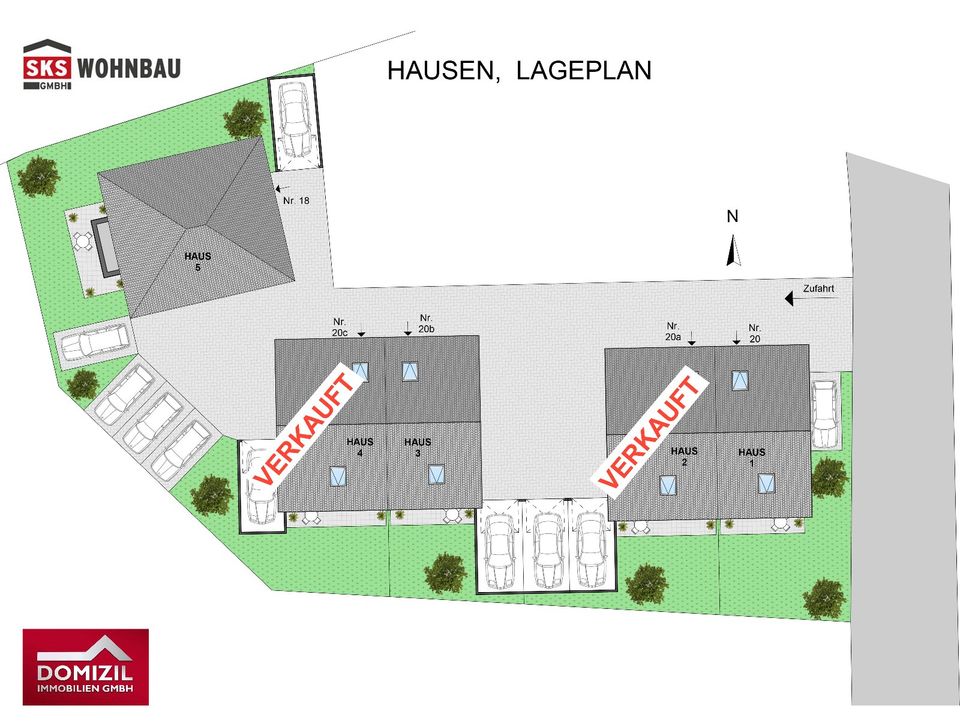 Kaufen statt mieten: Bezugsfertige moderne Doppelhaushälfte (DHH 1) in Hausen bei Mindelheim in Salgen