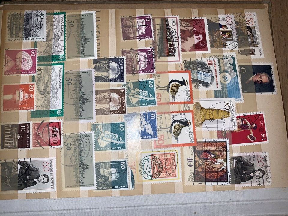 Briefmarken sammeln selten alt Retro in Geretsried