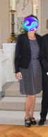 wunderschönes Kleid mit Gürtel von Zero, Gr.40, gefüttert Niedersachsen - Scheden Vorschau