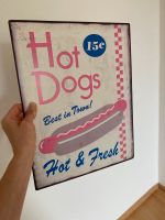 Cooles Blechschild Retro Design Metallschild Hot Dogs Hannover - Ahlem-Badenstedt-Davenstedt Vorschau