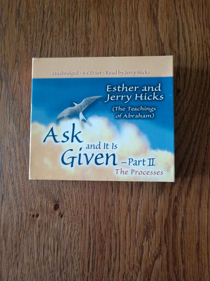 Ask and it is given, Esther &Jerry Hicks,Law of attraction 4 CD in Königswinter