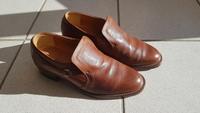 Braune Lederschuhe Grösse 7 Hessen - Elz Vorschau