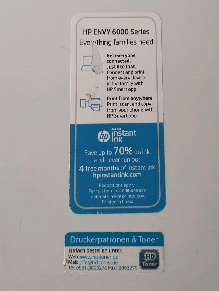 Drucker WLAN HP envy 6030 in Chemnitz