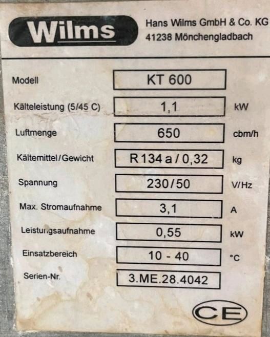 Bautrockner / Entfeuchter / Wilms KT 600 mieten in Salzkotten