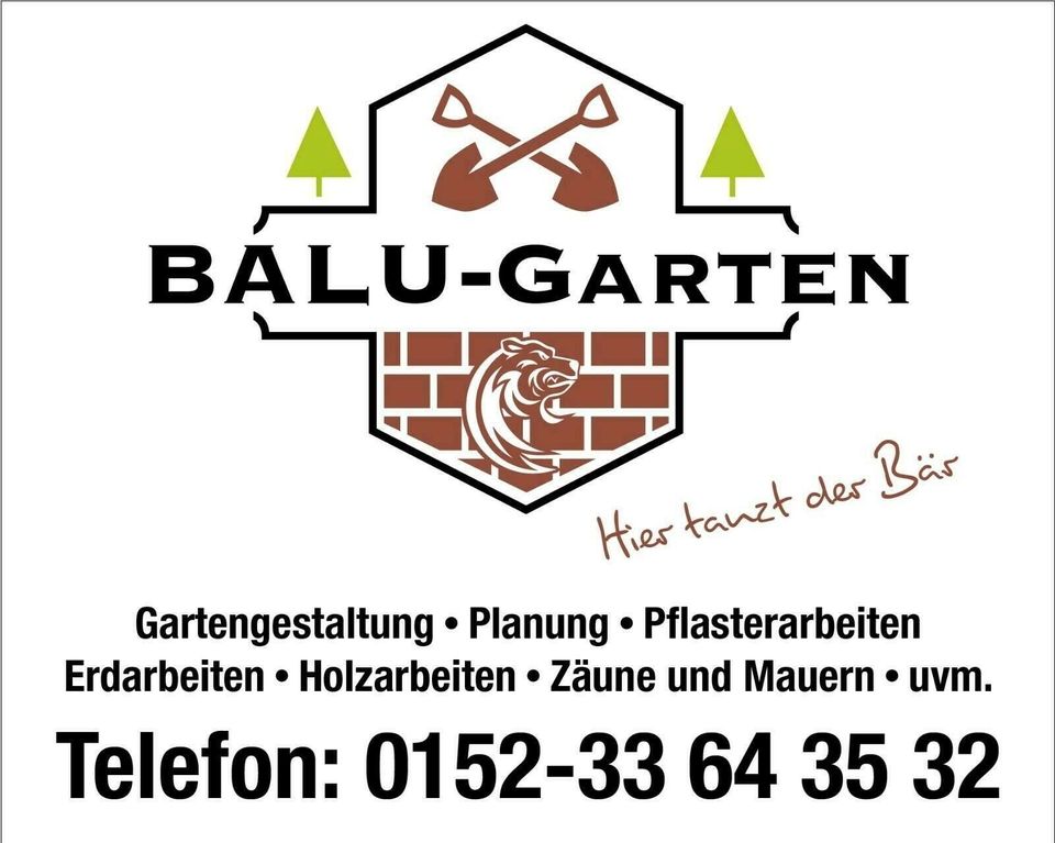 Gartenbau Pflasterarbeiten Terrassenbau  Wegebau Gartenpflege Galabau Mauerbau  Zaunbau Teichbau Poolbau Gartenarbeit  Baggerarbeiten Erdarbeiten Garten und  Landschaftsbau in Himbergen