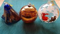 Weihnachten Kugeln Glocke Glas mundgeblasen handbemalt Bayern - Allershausen Vorschau