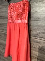Ballkleid trägerlos Gr.34 apricot Bayern - Bischofsmais Vorschau