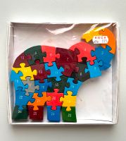 Puzzle Holzpuzzle Elefant Lernpuzzle Zahlen OVP Lübeck - St. Lorenz Süd Vorschau