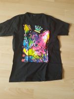 Neon Tshirt * Gr. 140 * Katze * schwarz Bayern - Zirndorf Vorschau