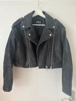 Zara Bikerjacke aus Kunstleder Lederjacke Fashion Hype Frankfurt am Main - Nordend Vorschau