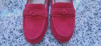 rote Wildleder Loafer / Slipper von Land's End Nordrhein-Westfalen - Niederzier Vorschau