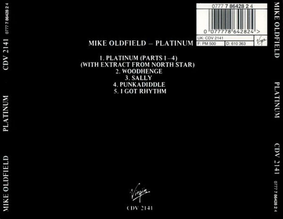 CD Mike Oldfield Platinum in Wiesbaden