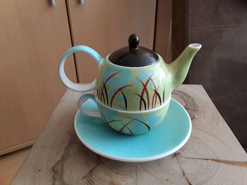 Teetasse mit Kanne neu! in Bayern - Straubing | eBay Kleinanzeigen ist  jetzt Kleinanzeigen