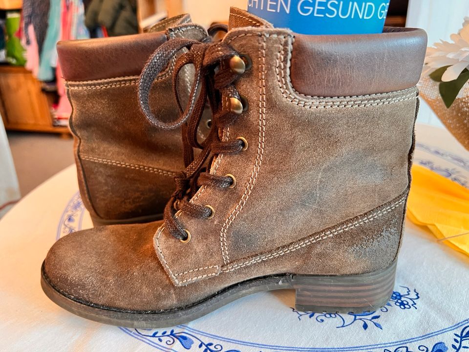 NEUE Buffalo Leder Boots Gr. 38 in Neufahrn