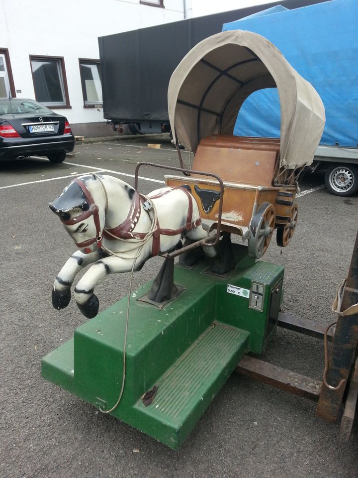 Kiddy Rides Schausteller Planwagen Western Stadt PFERD IHLE in Saarbrücken