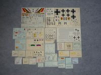 Modellbau/Panzer/Flieger/Decals/Decalbogen Set/Konvolut Bayern - Augsburg Vorschau