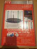 Izzy Trampolin mit 305 cm Durchmesser bis max 150 kg Nordrhein-Westfalen - Minden Vorschau