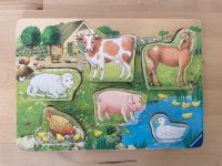 Holz Puzzle Bauernhof Tiere Ravensburger Sachsen - Markranstädt Vorschau