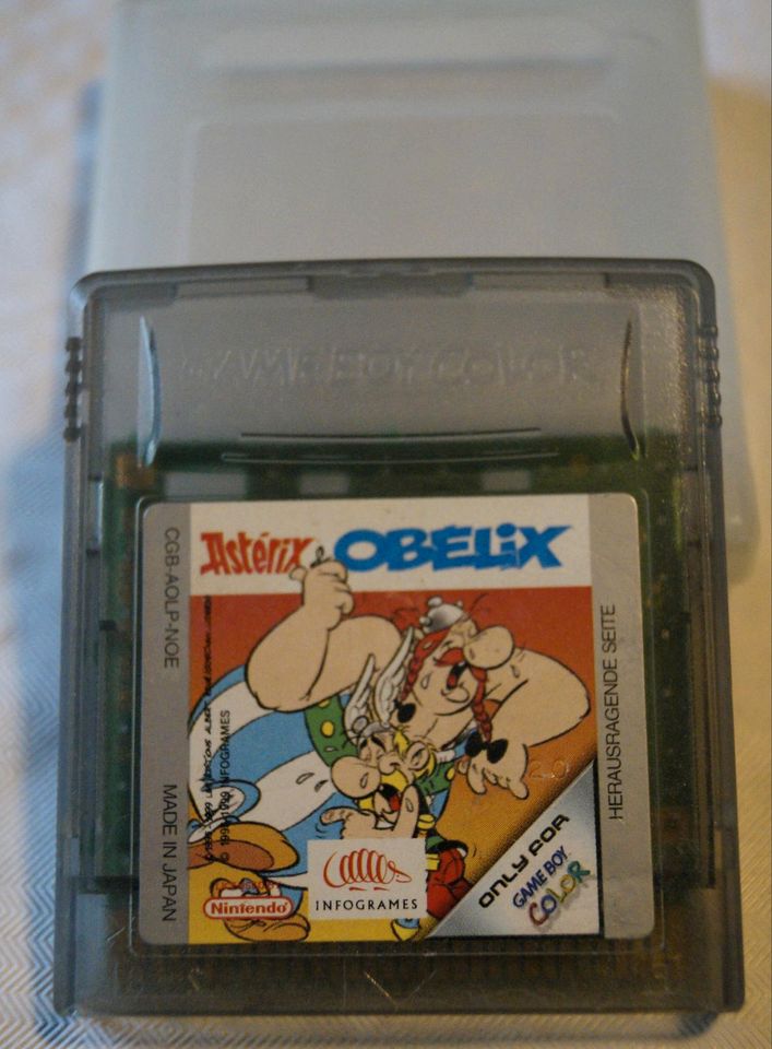 ORIGINAL Gameboy Color Spiel "Asterix&Obelix" in Hülle in Althüttendorf