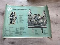 Sehr seltene VW Zeichnung original 1959 für VW Käfer T1 T2  Bulli Nordrhein-Westfalen - Iserlohn Vorschau