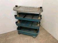 #B DDR Rollwagen Werkstattwagen Blech rollbar Ebenen verstellbar Sachsen - Burgstädt Vorschau