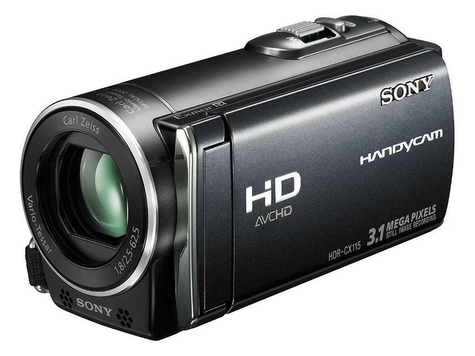 Sony HDR-CX115 EL mit Stativ und Tasche in Bad Wildungen