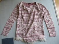 Weste Gr. S weinrot weiß Muster Fransen offen für Damen Jacke Jäc Bayern - Weiden (Oberpfalz) Vorschau