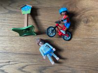 2 Playmobil Figuren Fahrradfahrer und Judo Kämpferin Bayern - Rosenheim Vorschau