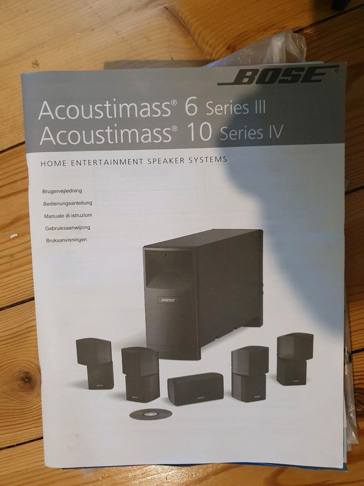 BOSE Acoustimass 6 Series III Boxen Cubes & Verstärker in Berlin