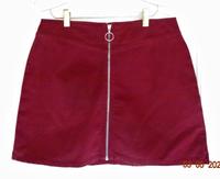 ASOS DEMIN JEANS MINI ROCK WEINROT SILBER REISSBVERLUSS 40 NEU Erlenbach am Main  - Erlenbach Vorschau