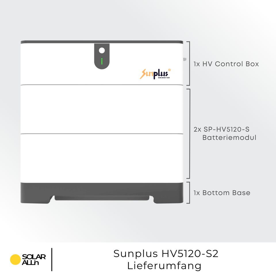 SOLAR ALLin 11.440Wp/10kW PV-Anlage Mit 10kWh HV Stromspeicher | 26x Ulica Solar Module Bifazial 440Wp | Afore Hybrid Wechselrichter 3-Phasig HV | App & WiFi in Würselen