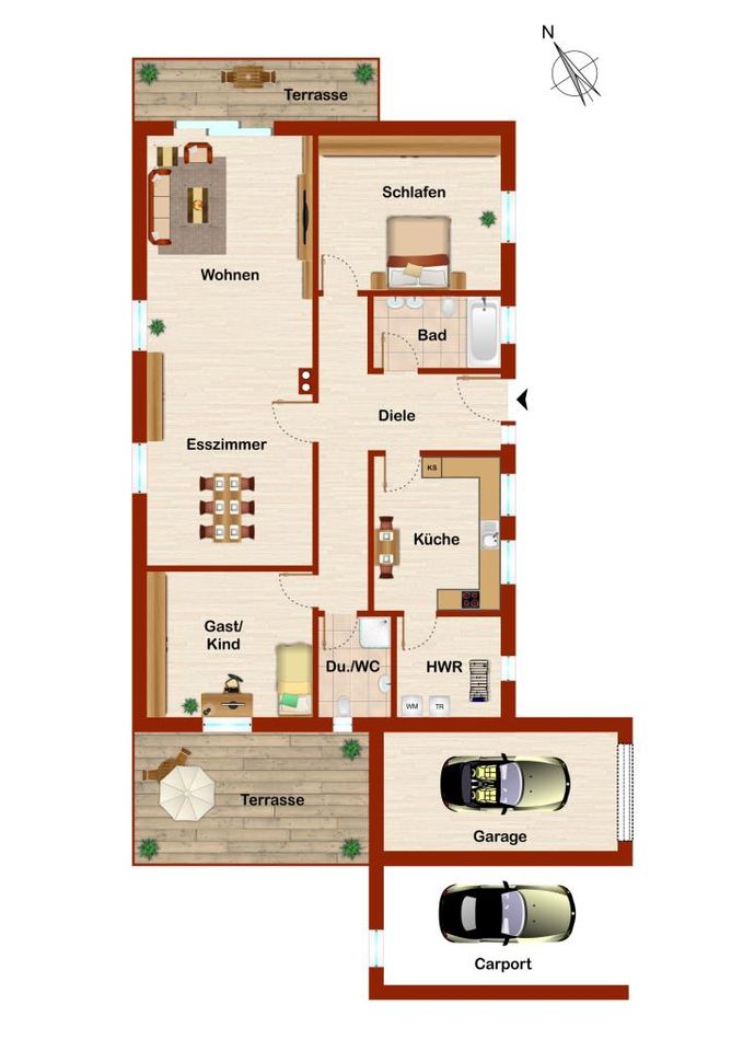 Wohnen ohne Hindernisse - Barriererarmer Bungalow in Dänischenhagen in Dänischenhagen