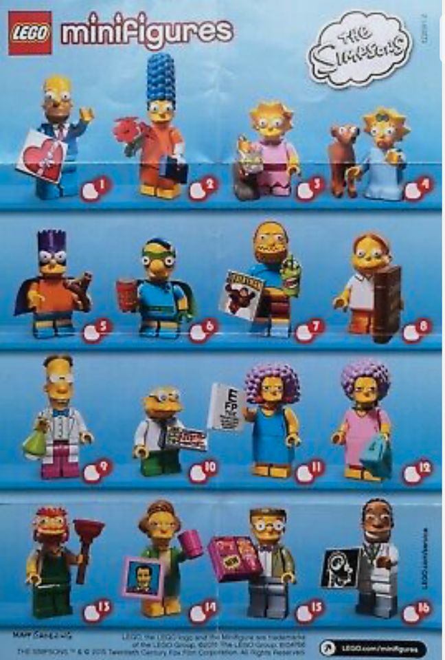 LEGO Figuren - 71009 Simpsons Minifugur Series 2 | Patty Bouvier in Leipzig