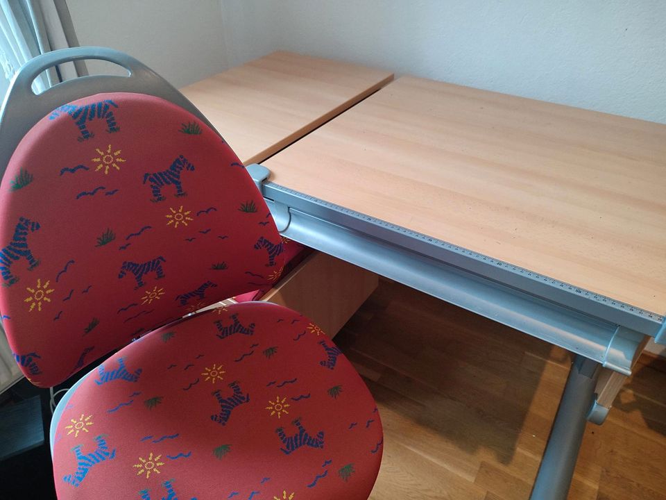 Kettler Kinderschreibtisch Rollcontainer Schreibtischstuhl in Dresden
