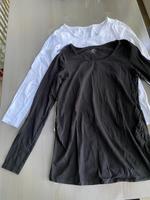 Umstandslongsleeves Set 2 Stück schwarz/weiß Sachsen - Auerbach (Vogtland) Vorschau