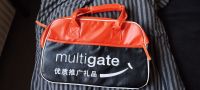 Neue Reisetasche Sporttasche Multigate Kunstleder orange / schwar Walle - Westend Vorschau