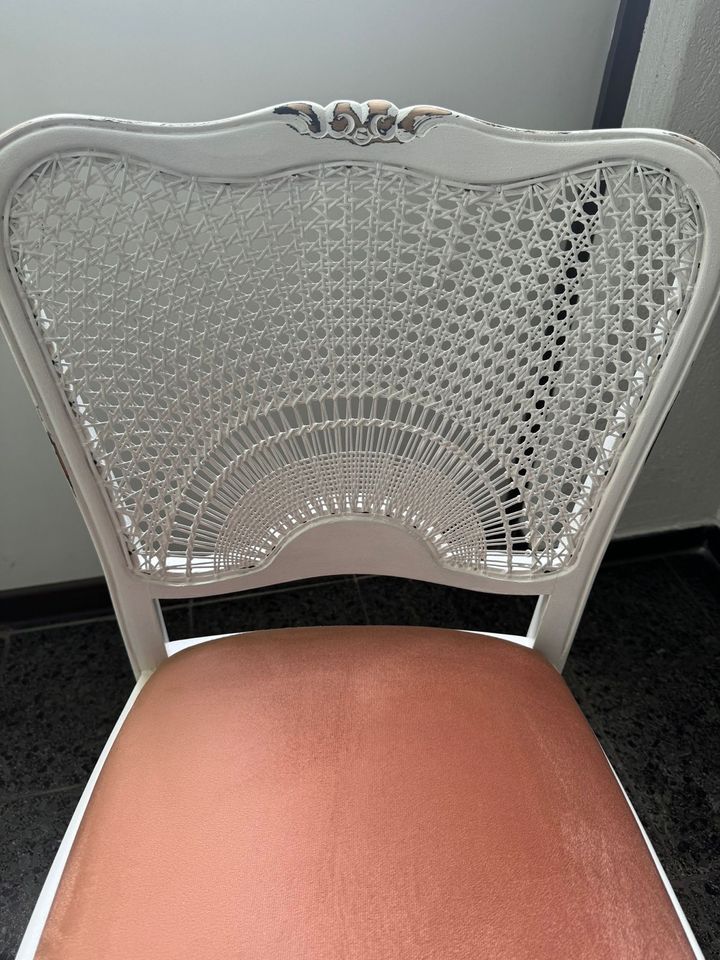 2 Chippendale Stühle Polsterstühle mit Wiener Geflecht  Alt in Mainz