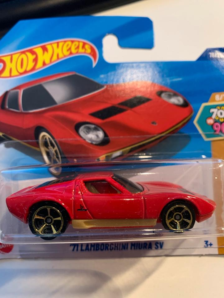 Hot Wheels - '71 Lamborghini Miura SV - rot - NEU OVP 2025 in Hallbergmoos