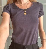 Basic T-Shirt H&M grau blau meliert gestreift xs/34 Niedersachsen - Northeim Vorschau