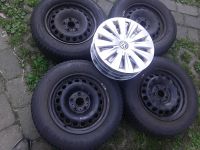 VW Golf7, 4St. Komplett-RÄDER 6x15" + Ganzjahres-REIFEN 195/65R15 Nordrhein-Westfalen - Arnsberg Vorschau