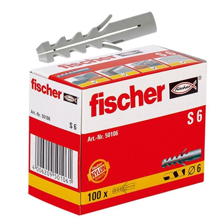 Fischer Dübel S6 Nylon Dübel Spreizdübel in Fahrenkrug